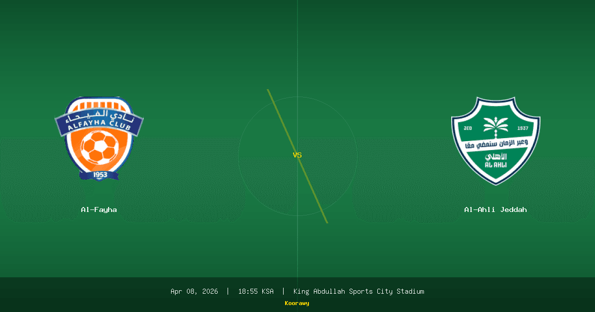 خمس مرات متتالية.. هل تكسر الفيحاء سطوة الأهلي في ملعب الملك عبدالله؟