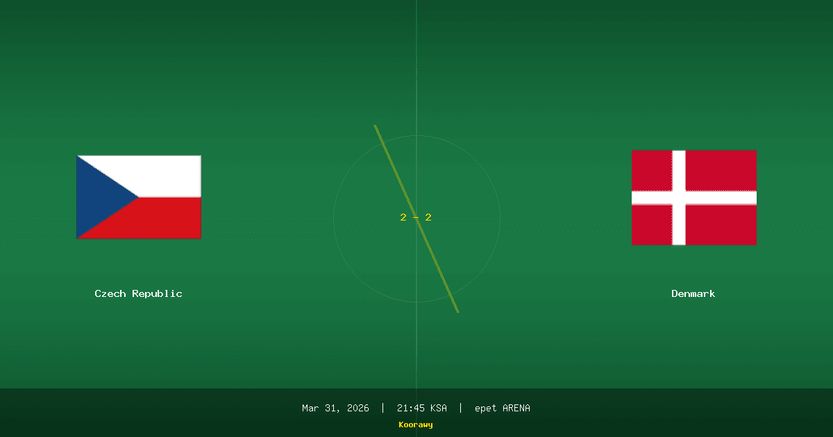 أربعة أهداف لم تُنسَ.. هل تملك التشيك ما يكفي للرد على الدنمارك؟